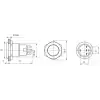 Hella Marine Paslanmaz Çelik, Ledli Switches