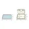 AYRILABİLİR GÖMME PLASTİK KAPAK 355X600MM