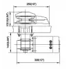 BADA C1524 Irgat 24V 1500W 8mm Şaft Elektrikli Vinç