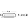 BİMİNİ LAMBASI LEDLİ , 12-24V, IP67, YÜZEYE MONTAJ