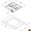 CAN PC1322 Çiftli Gömme Ocak