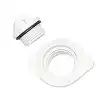 Nuova Rade Oval Güverte Tahliye Tapası 48x36mm Beyaz