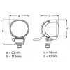 Hella Marine Module 70 Güverte Aydınlatma Lambası
