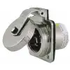 Hubbell 220V paslanmaz çelik priz