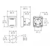 Hubbell 220V standart marin priz 16 Amper