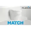 Match Cut 24V Beyaz Kısa Taş Thr. Kitli Tuvalet