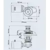 Maxwell RC- 8 600W 24V 6 mm Dik Irgat
