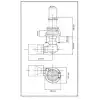 Maxwell VW 3500 Serisi 1200W 24V 8-13 mm Tamburlu Dik Irgat