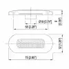 Merdiven Lambası Led 12V - Mavi Işık