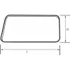 Nuova Rade Krome Plastik Kapak 370x375 mm