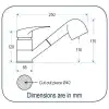 NUOVA RADE MUSLUK,SPİRALLİ 150CM
