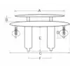Paslanmaz Çelik Koç boynuzu 112 mm
