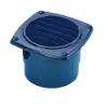 Plastik havalandırma siyah 102mm