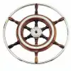SAVORETTI T3 Krom Çemberli Dümen Simidi - 49cm