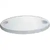 Table Top Oval W/2 Glassholders, 450X760mm, Asa Beyaz