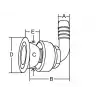 Tank havalandırma 90 DERECE 35MM