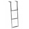 Teleskopik Krom Tekne Merdiveni 4 Basamak 110cm