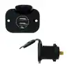 Lalizas USB Şarj Soketi 12/24V DC Çift Port Marine Tip