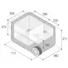 Vitrifrigo Portatif Buzdolabı-dondurucu. Model Vft60