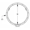 Yuvarlak modern hatch 610mm