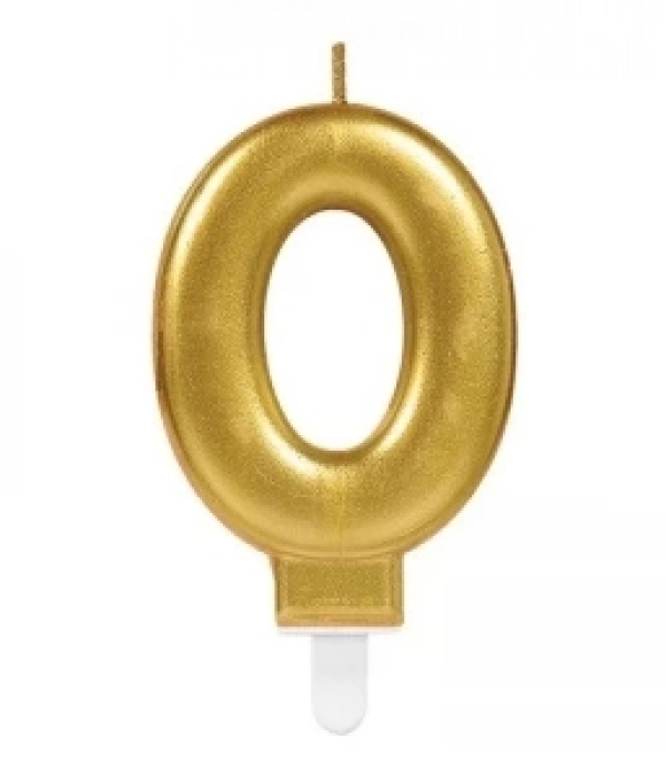 0 Rakam Mum Gold Renk