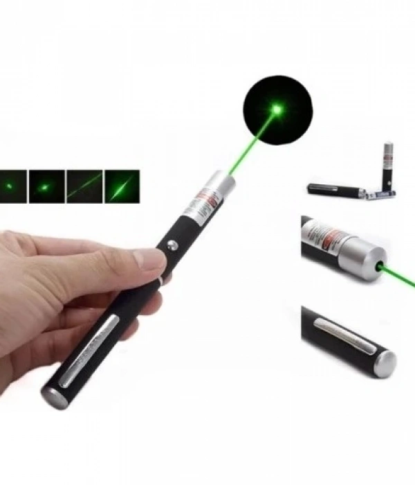 10 Km Menzilli Tek Başlıklı Pilli Yeşil Lazer Uzun Menzil Kutulu Siyah