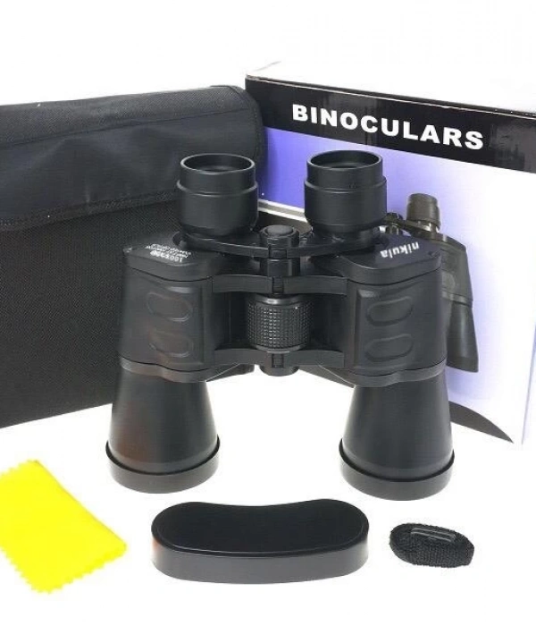 100x100 Kauçuk Kaplamalı Mavı Cam Mercekli Dürbün 56m/1000m Kod 90