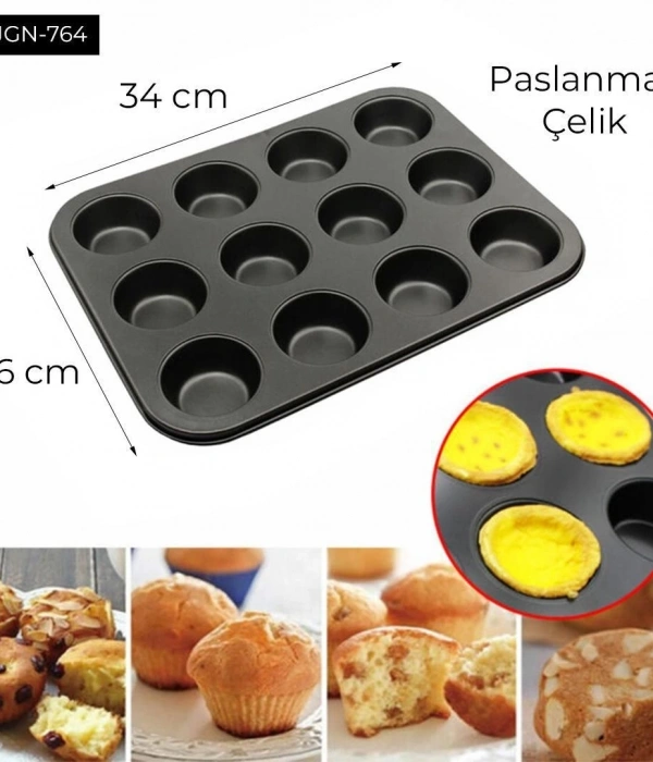 12 Gözlü Kek Kalıbı