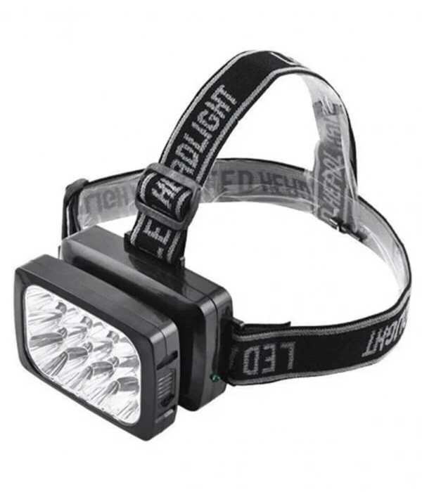 12 Ledli Şarjlı Kafa Lambası Power Ledli Kafa Feneri Tepe Lambası