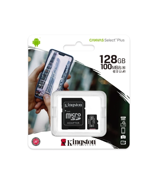 128GB MICRO SD SELECT PLUS KINGSTON SDCS2/128GB