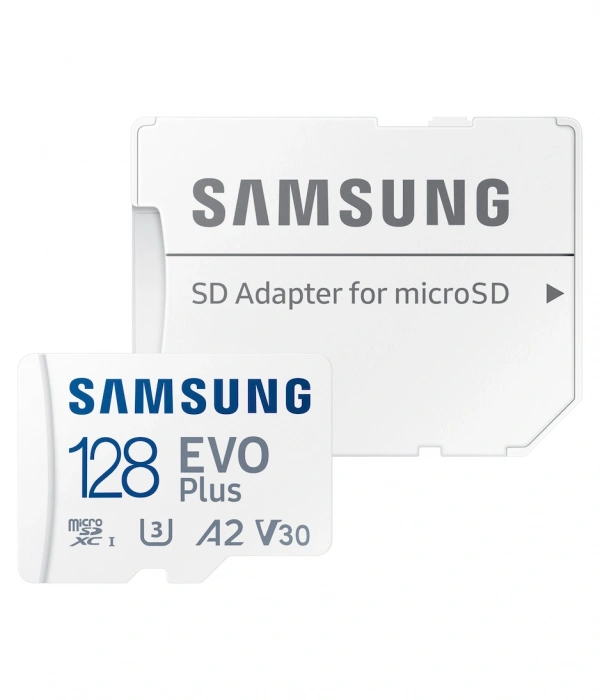 128GB SAMSUNG EVO PLUS MICROSDXC UHS-I U3 V30 A2 160MB/s MB-MC128SA/TR