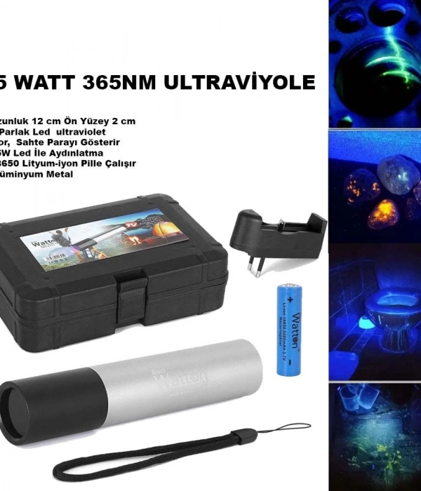 15 Watt 365nm Ultraviyole  Para Işığı  Wt-305