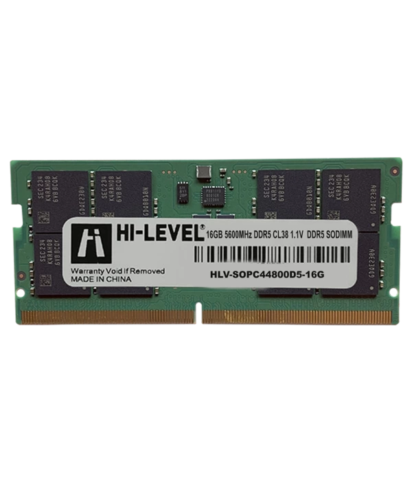 16GB DDR5 5600Mhz SODIMM 1.1 HLV-SOPC44800D5-16G