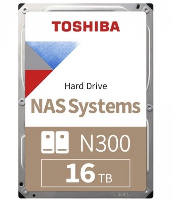 16TB TOSHIBA N300 7200RPM SATA 512MB HDWG51GUZSVA