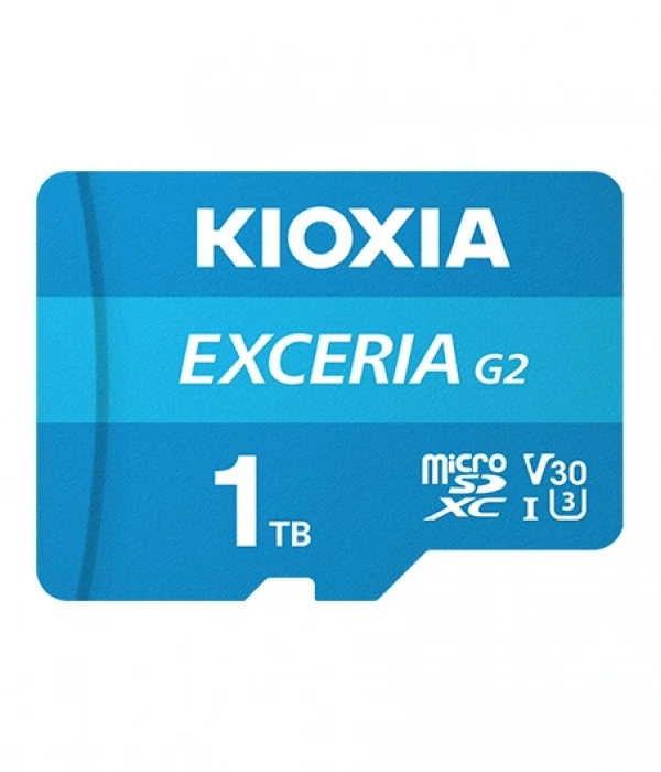 1TB KIOXIA EXCERIA G2 MICRO SDXC U3 V30 4K 100 MB/s LMEX2L001TG2