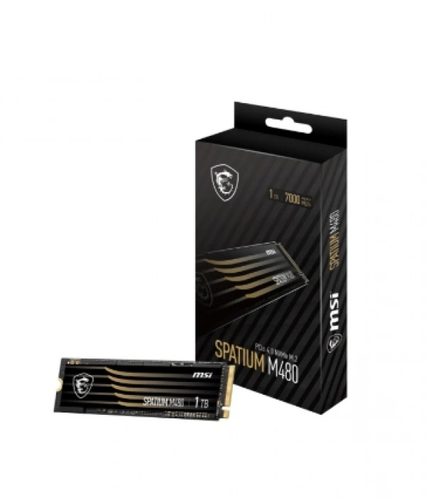 1TB MSI SSD SPATIUM M480 PRO PCIE 4.0 NVME M.2 7400/6000MB/s