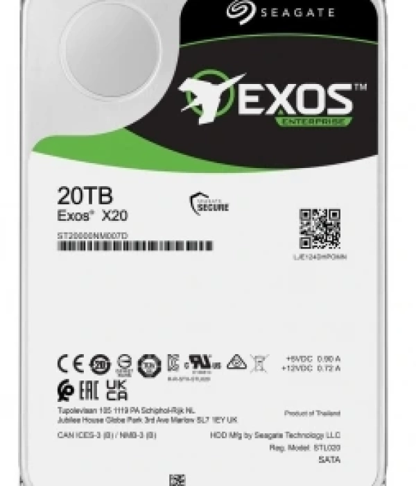 20TB SEAGATE EXOS X20 7200RPM 256MB ST20000NM007D