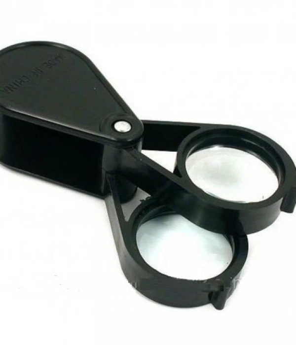 20x30 2k30mm Çıft Optik Lens Katlanan Cep Büyüteç.