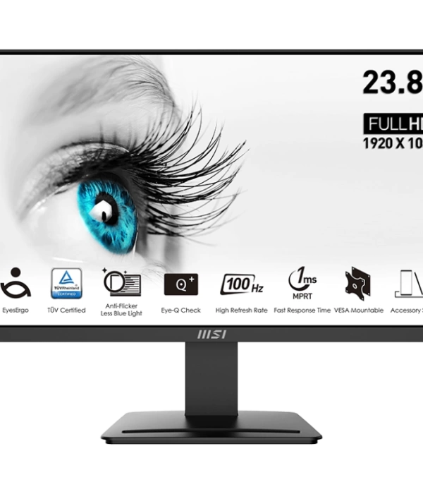 23.8 MSI PRO MP2412 FHD 1MS 100HZ FLAT VA