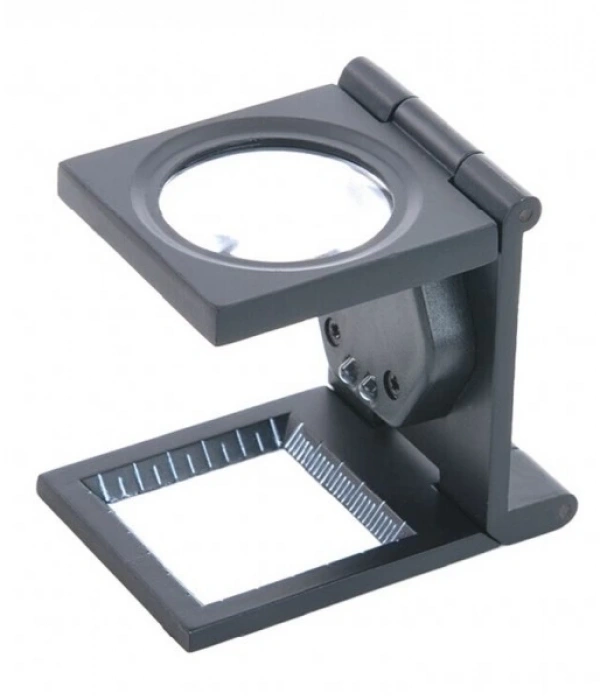 25x25 Mm Full Çelik Kaplı Katlamalı Büyüteç Th9005b