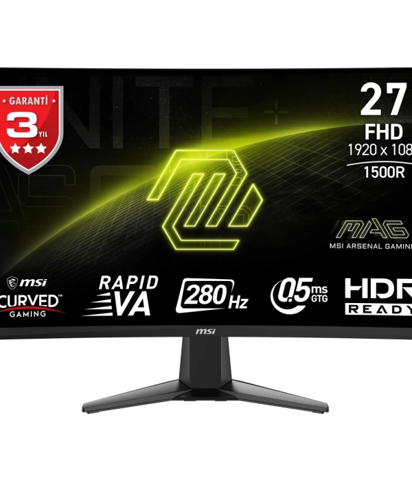 27 MSI MAG 276CXF 280HZ 0.5MS ADAPTIVESYNC FHD