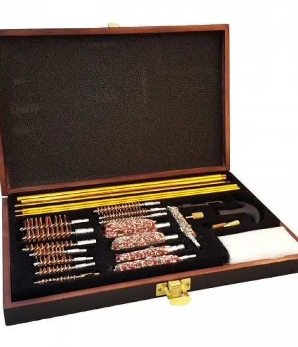 27parça Ahşap Kutu Evrensel  Temizleme Seti