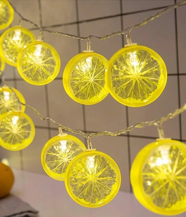 2m 10 Led Pilli 2 Kademeli Limon Led Işık Mz-304