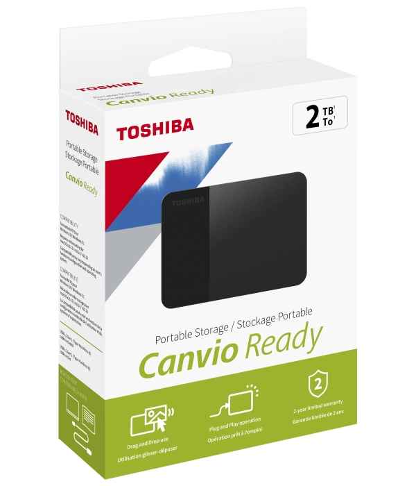 2TB CANVIO READY 2.5; USB3.2 G1 TOSHIBA HDTP320EK3AA