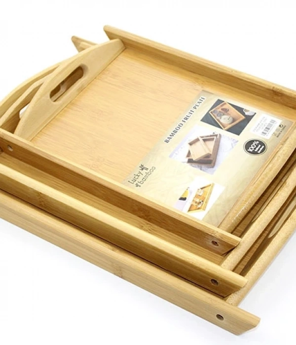 3lü Bambu Tepsi Alk2164