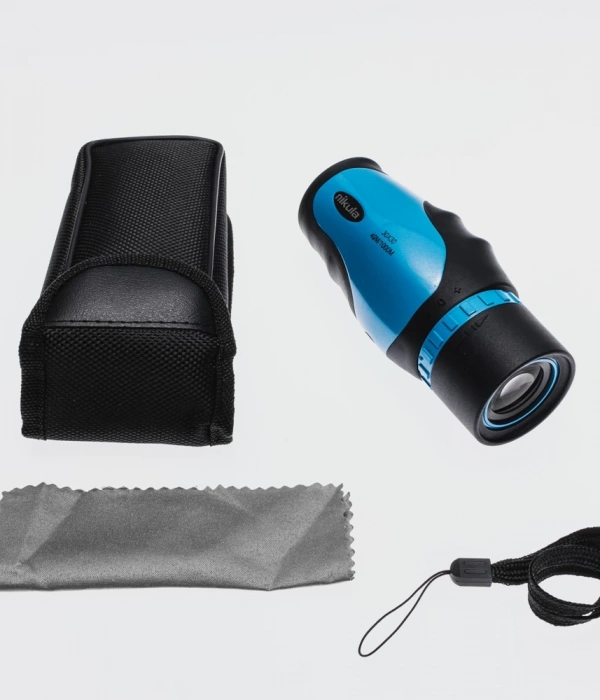 30x30 Tek Gözlü Ayarı Gerektirmeyen Perma Focus Otomatık Netleme Dürbün Mavi