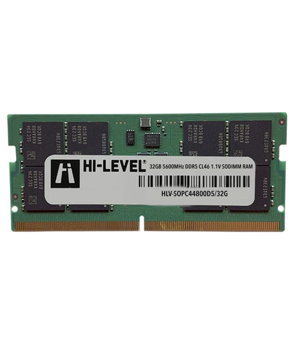 32GB DDR5 5600Mhz SODIMM 1.1V HLV-SOPC44800D5/32G