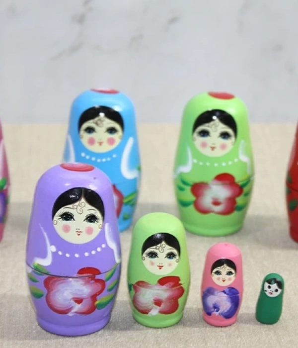 4lü Ahşap Matruşka Alk3814