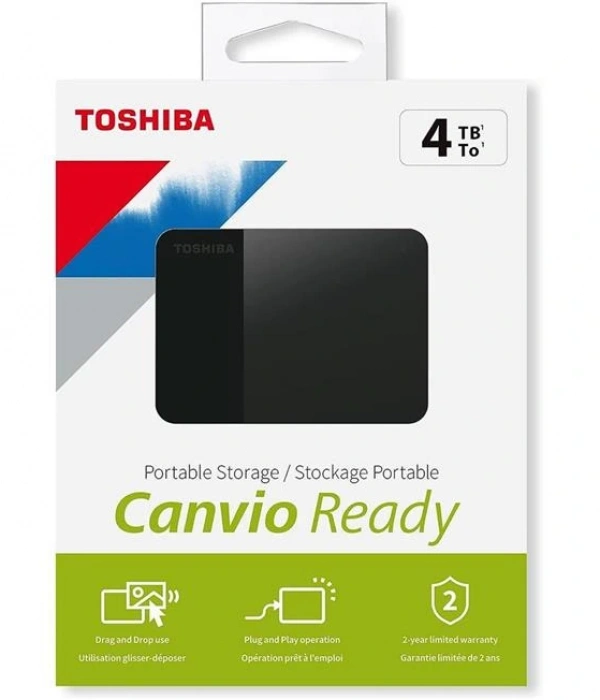 4TB CANVIO READY 2.5; USB3.2 TOSHIBA HDTP340EK3CA