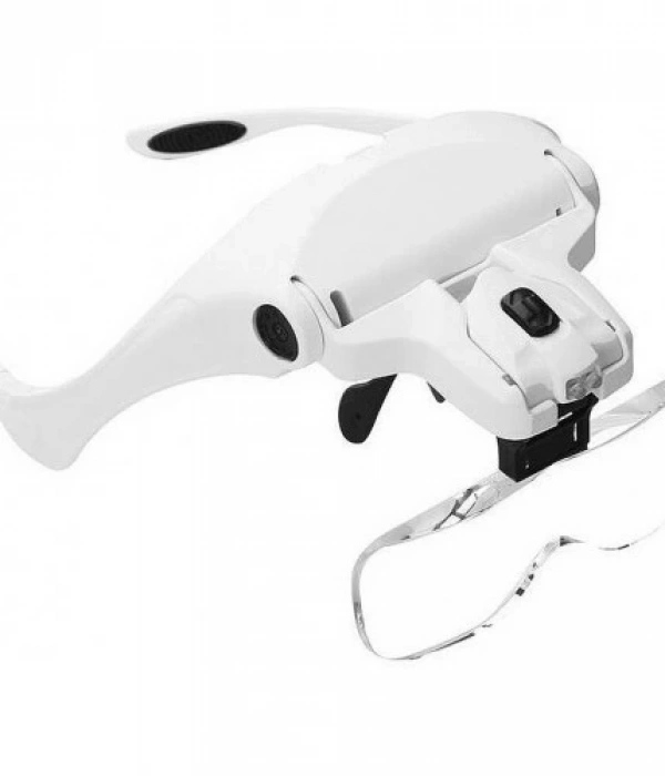 5 Lens 1.0x3.5x, 2led Işıklı  Ile Ayarlanabilir Gözlük Büyüteç9892b2